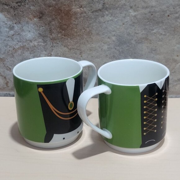 Maxwell & Williams Two Stackable Mugs Nutcracker Toy Soldier You're A Doll Coll - Picture 10 of 11